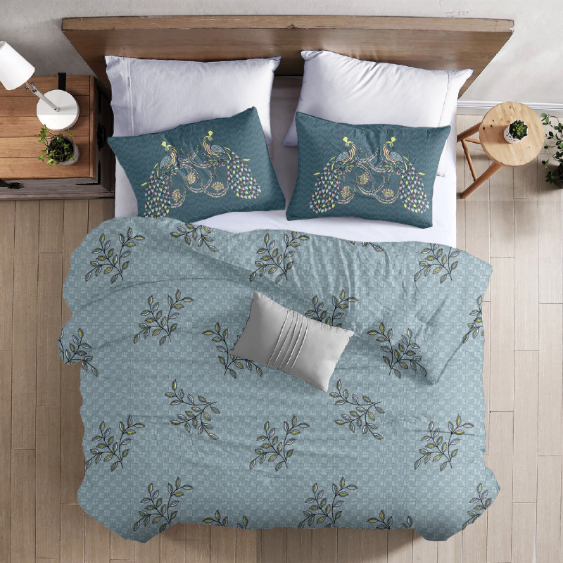 Luxury Cotton Bedsheet Set with Matching Pillow Covers