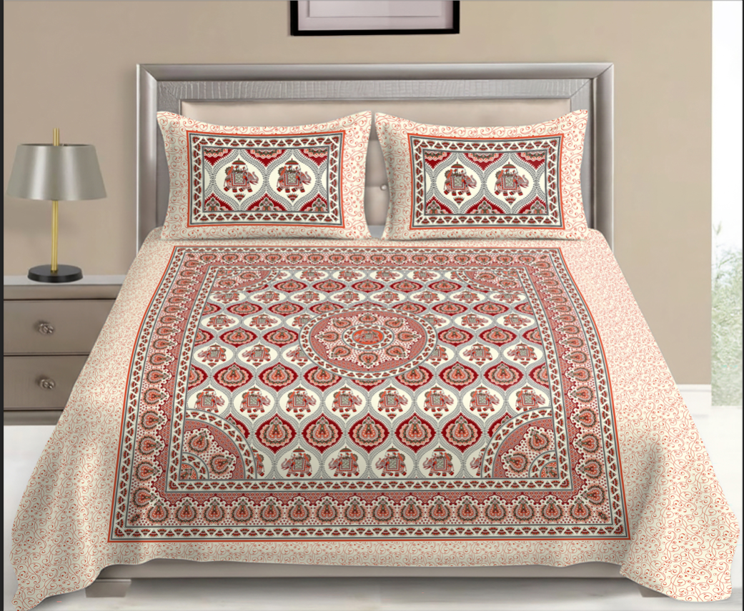 Rajwada Regal Cotton Bedsheet Set